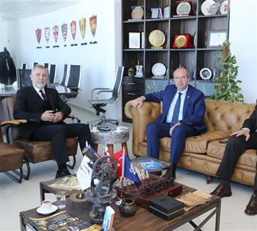KKTC Başbakanımız Ersin Tatar ve Turizm Bakanı Ünal Üsteli Üniversitemizde ağırladık.